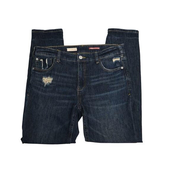 Pilcro Womens 26 Distressed Straight Leg Ankle Jean - Picture 4 of 12